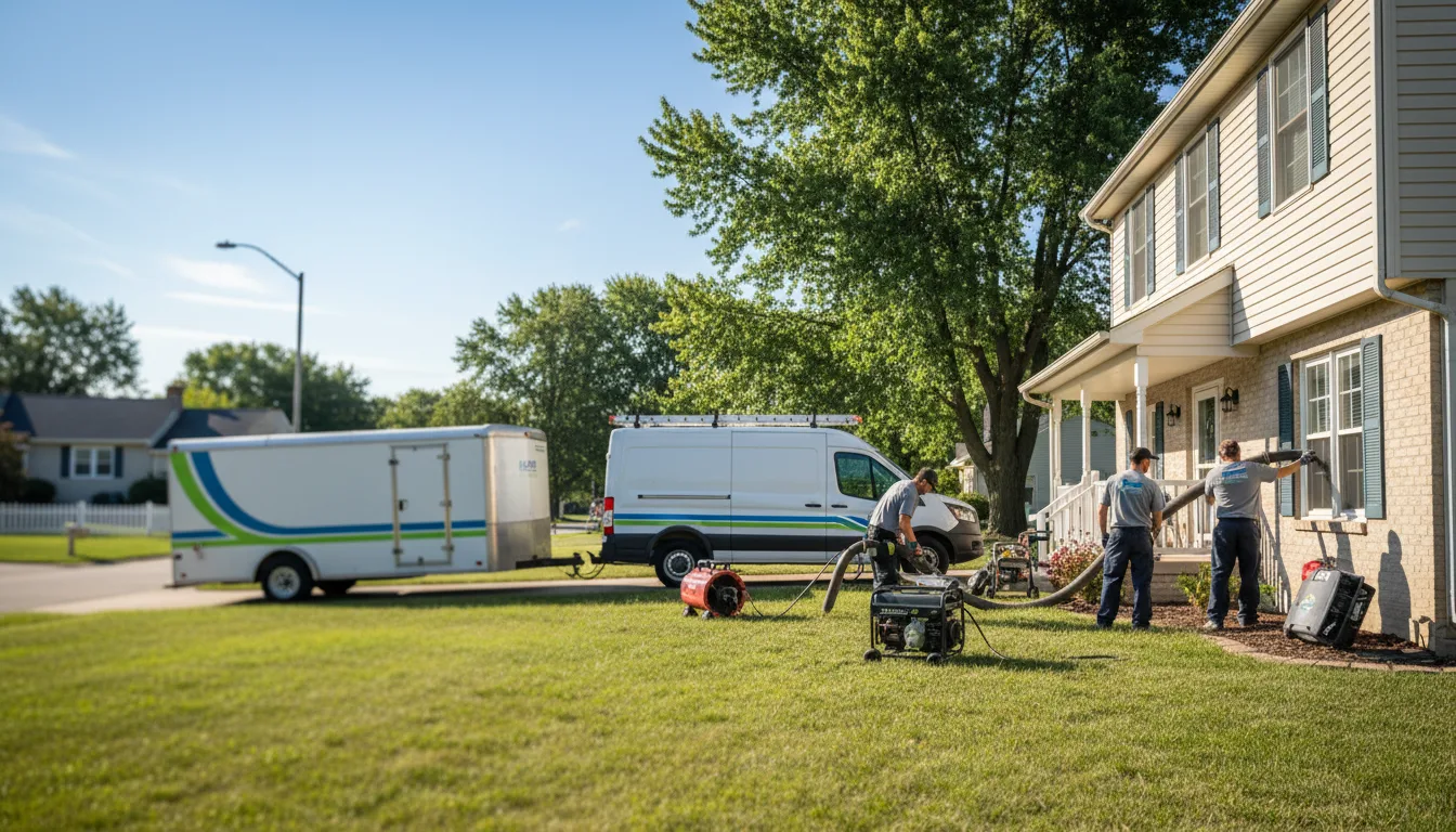 Flooded Basement Restoration And Cleanup With Repair in Hickory Corners, MI near me